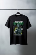Unisex Oversize 24/1 Penye DTF Baskılı Tişört - DTF72