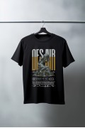 Unisex Oversize 24/1 Penye DTF Baskılı Tişört - DTF74