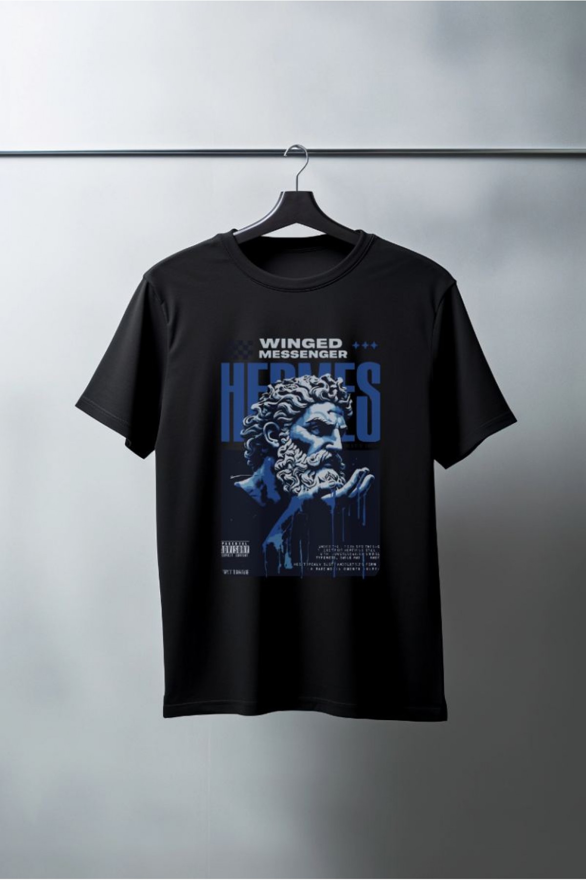 Unisex Oversize 24/1 Penye DTF Baskılı Tişört - DTF76