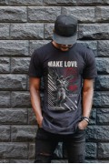 Unisex Oversize 24/1 Penye DTF Baskılı Tişört - DTF78