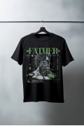 Unisex Oversize 24/1 Penye DTF Baskılı Tişört - DTF84
