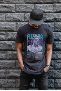 Unisex Oversize 24/1 Penye DTF Baskılı Tişört - DTF85