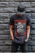 Unisex Oversize 24/1 Penye DTF Baskılı Tişört - DTF86