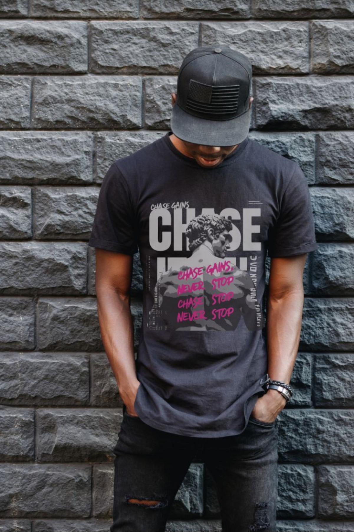 Unisex Oversize 24/1 Penye DTF Baskılı Tişört - DTF89