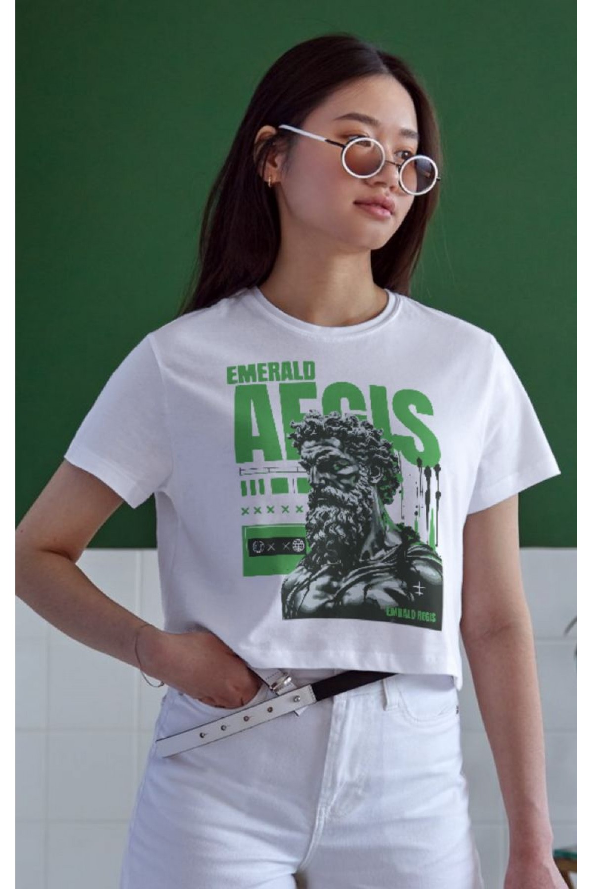 Unisex Oversize 24/1 Penye DTF Baskılı Tişört - DTF99