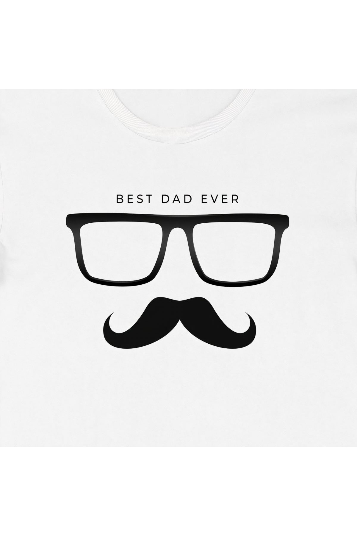 Babalar Günü Hediye Baba Temalı Baskılı Oversize Bisiklet Yaka T-shirt - Beyaz
