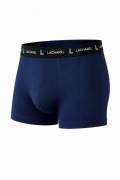 Erkek Likralı Pamuklu Nefes Alan Penye Boxer 3'lü Paket - Lacivert