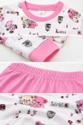 Kız Çocuk Premium Penye Koala Desenli Uzun Kollu Pijama Takımı 2-11 Yaş - Pembe