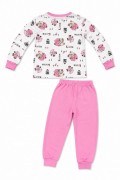 Kız Çocuk Premium Penye Koala Desenli Uzun Kollu Pijama Takımı 2-11 Yaş - Pembe