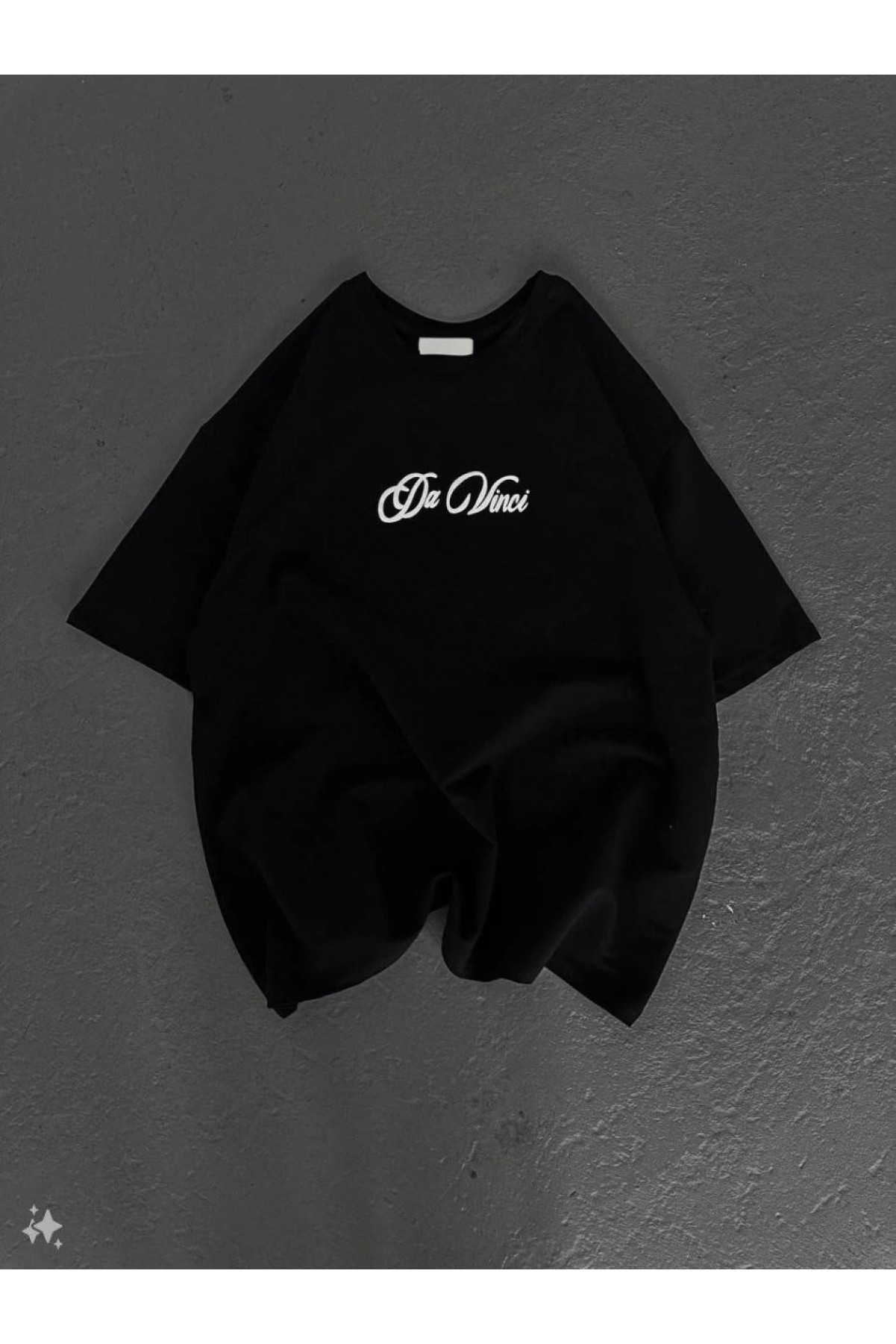 Erkek Baskılı T-Shirt Kısa Kol Bisiklet Yaka Regular Fit Rahat Kalıp Günlük Tişört - Siyah