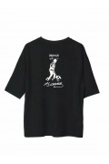 Erkek Kısa Kol Tişört Bisiklet Yaka ATATÜRK Baskılı T-Shirt - Siyah