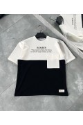 ERKEK Tişört Torba Cepli Parçalı Kısa Kol T-Shirt - iyah