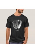 24 Kasım Öğretmenler Günü Baskılı T-shirt - Siyah
