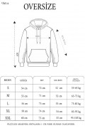 Erkek 3 İplik Pamuklu Kapüşonlu Cepli Düz Oversize Hoodie Sweatshirt - Siyah
