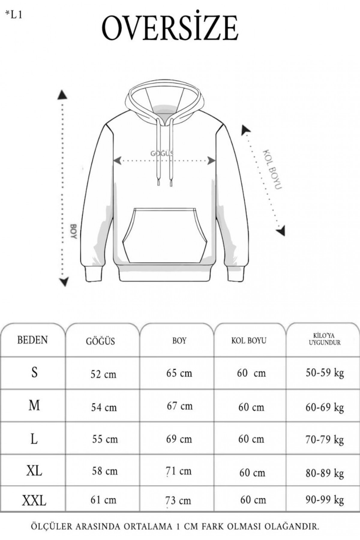 Kadın Kapüşonlu Kanguru Cepli 3 İplik Pamuklu Oversize Hoodie Sweatshirt - Lacivert