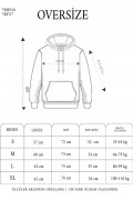 ERKEK 3 iplik Pamuklu Kapüşonlu Yıkamalı Nakışlı Hoodie SweatShirt - Siyah