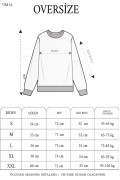 Kadın 3 İplik Pamuklu Parçalı Yakalı SweatShirt - Kırmızı