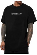 Erkek Baskılı T-Shirt Kısa Kol Bisiklet Yaka Regular Fit Rahat Kalıp Tişört - Siyah