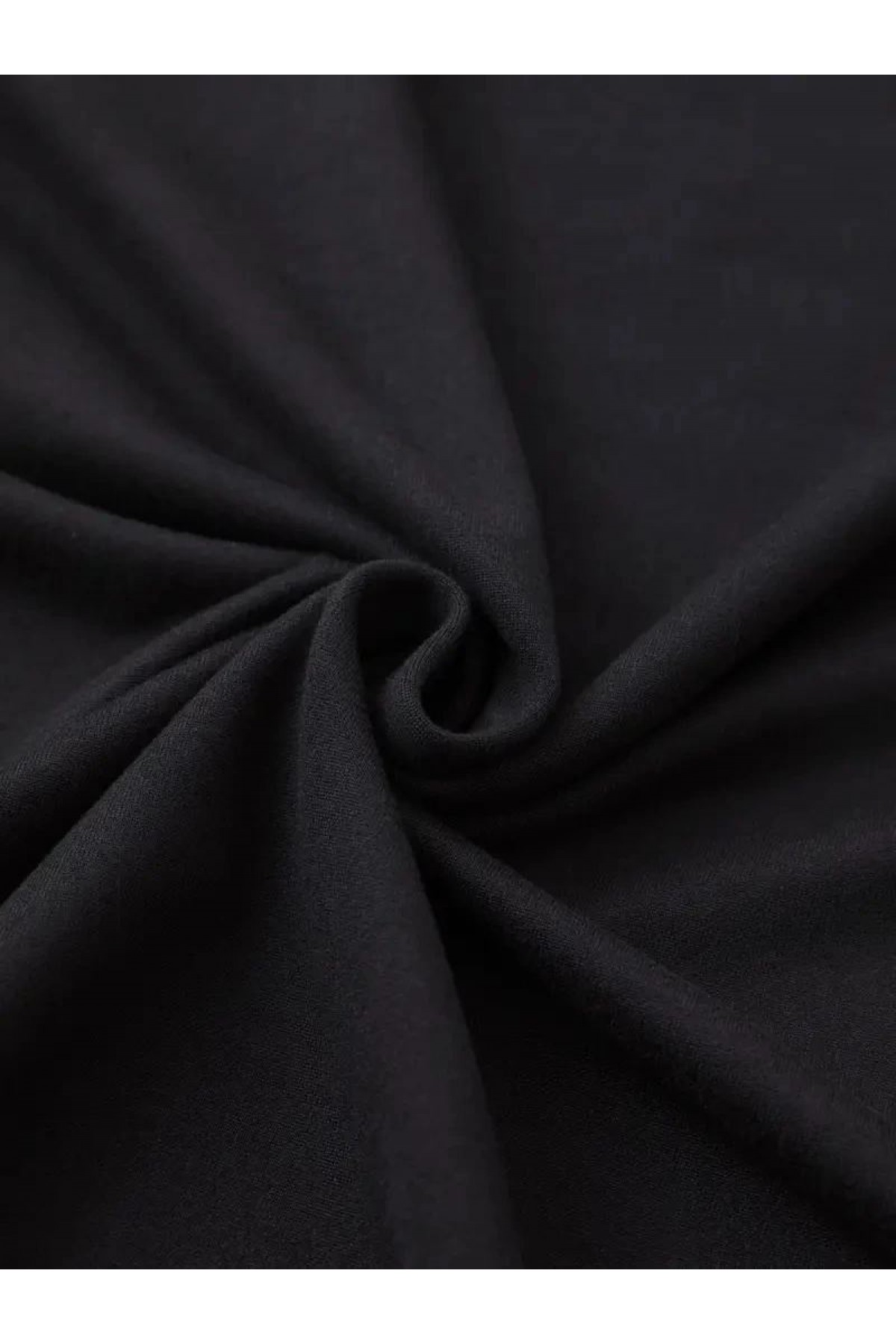 Kadın Kısa Kol Yazlık Tişört Bisiklet Yaka Baskılı Oversize T-Shirt - Siyah