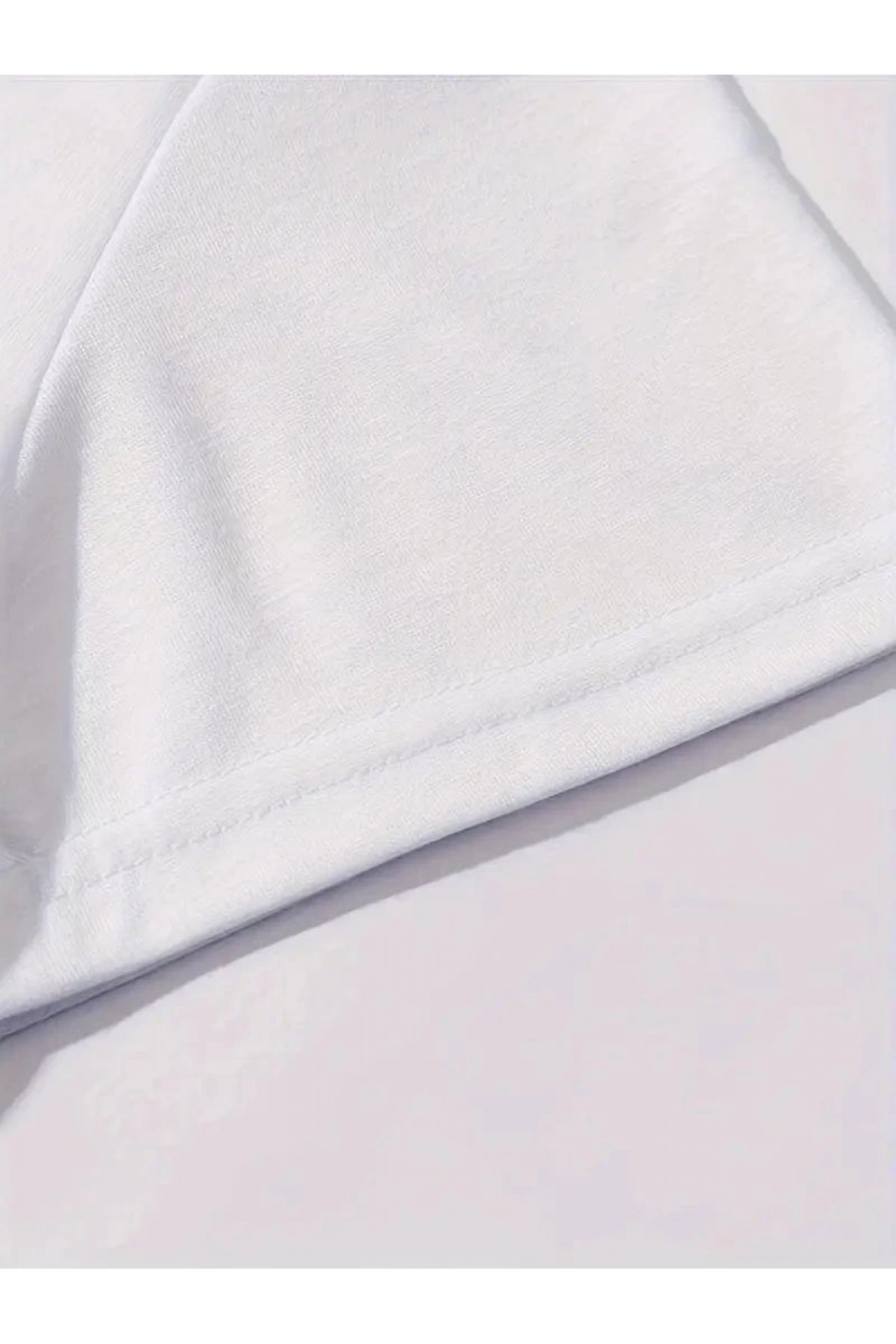 Kadın Brooklyn Baskılı Tişört Kısa Kol Bisiklet Yaka Oversize T-Shirt - Beyaz