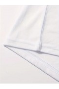 Kadın Brooklyn Baskılı Tişört Kısa Kol Bisiklet Yaka Oversize T-Shirt - Beyaz