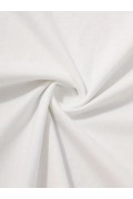 Erkek Kısa Kol Yazlık Tişört Bisiklet Yaka Baskılı Oversize T-Shirt - Beyaz