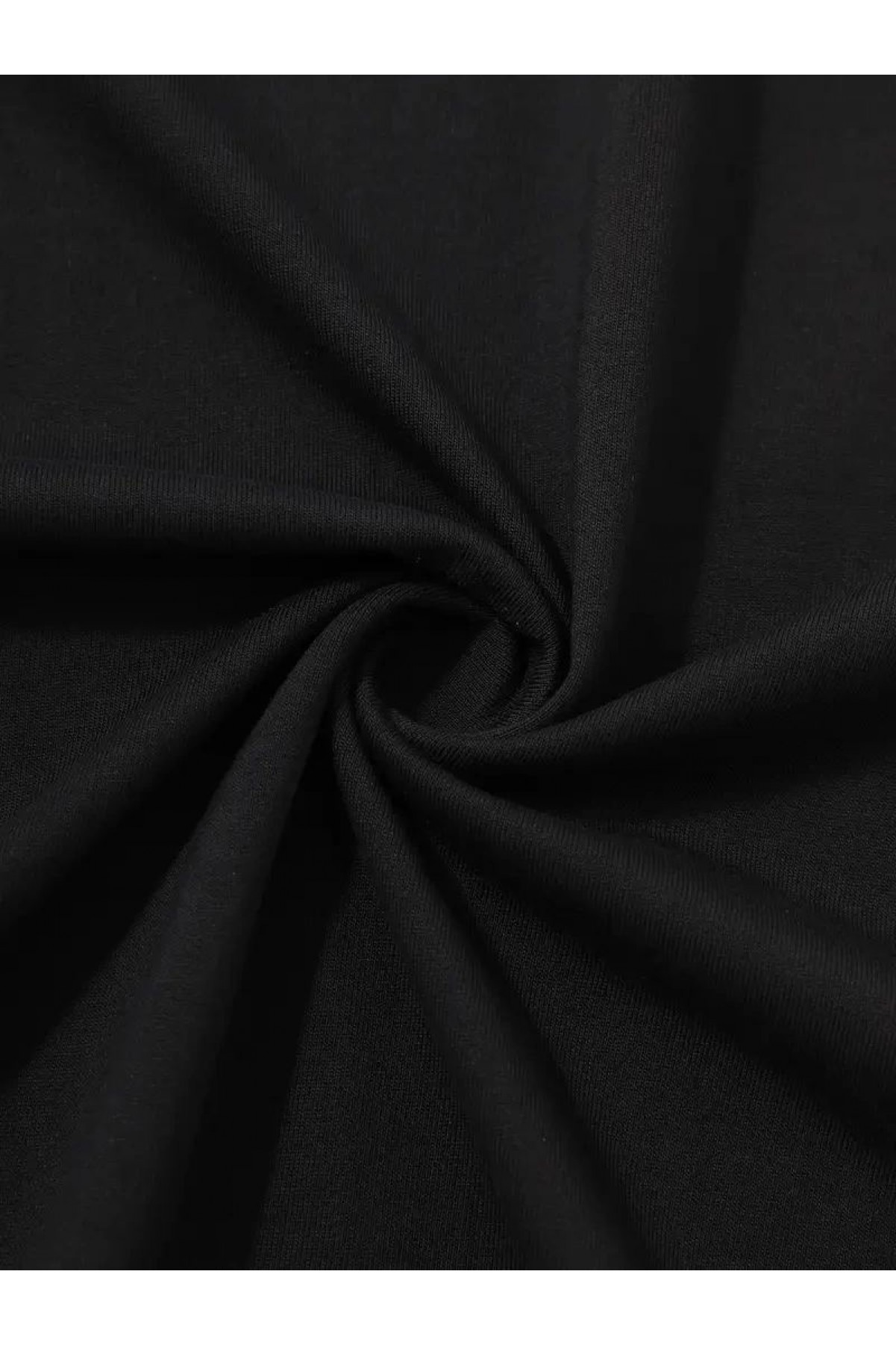 Erkek Sarj %1 Baskılı T-Shirt Kısa Kol Bisiklet Yaka Regular Fit Tişört - - Siyah