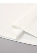 Erkek Sarj %1 Baskılı T-Shirt Kısa Kol Bisiklet Yaka Regular Fit Tişört - Beyaz