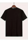 Erkek Tişört Araba Baskılı Kısa kol t-shirt - Siyah