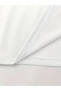 Erkek LB Baskılı Tişört Bisiklet Yaka Kısa Kol T-shirt - Beyaz