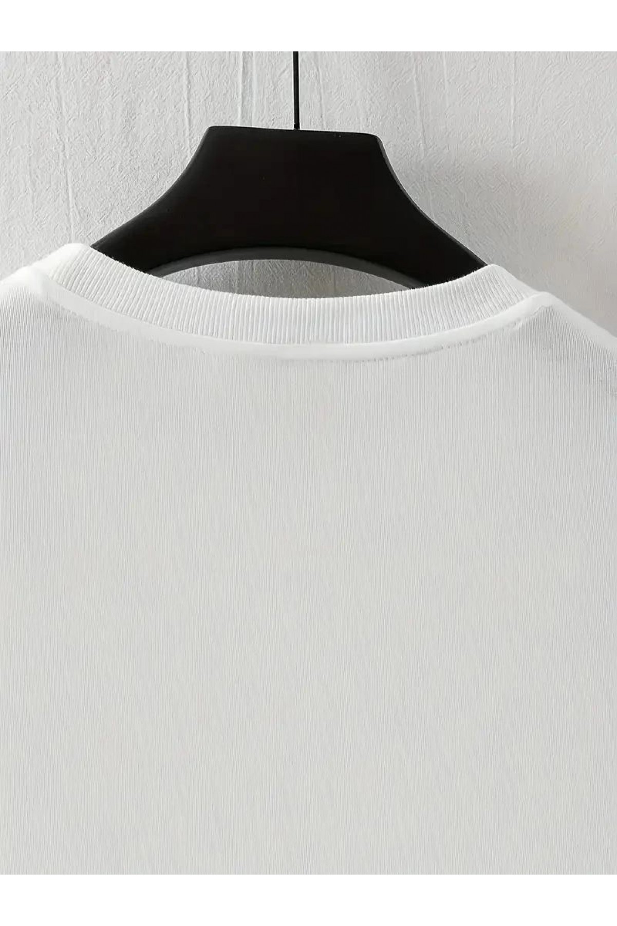 Erkek Baskılı T-Shirt Kısa Kol Bisiklet Yaka Regular Fit Yazlık Tişört - Beyaz