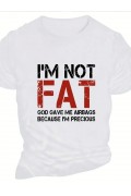 Erkek Baskılı T-Shirt Kısa Kol Bisiklet Yaka Regular Fit Yazlık Tişört - Beyaz