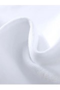 Erkek Kısa Kol Yazlık Tişört Bisiklet Yaka Baskılı Oversize T-Shirt - Beyaz