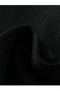 Erkek Kısa Kol Yazlık Tişört Bisiklet Yaka Baskılı Oversize T-Shirt - Siyah