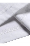 Erkek T-shirt Tavşan Baskılı Kısa Kollu Tişört - Beyaz