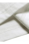 Kadın Kısa Kol Yazlık Tişört Bisiklet Yaka Baskılı Oversize T-Shirt - Beyaz
