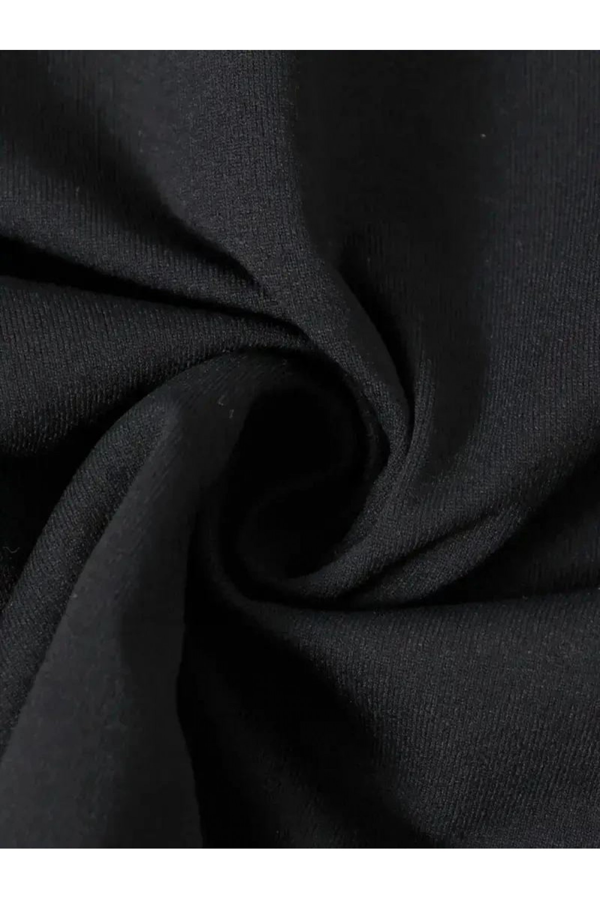 Kadın T-Shirt Ördek Baskılı Bisiklet Yakalı Kısa kol Tişört - Siyah