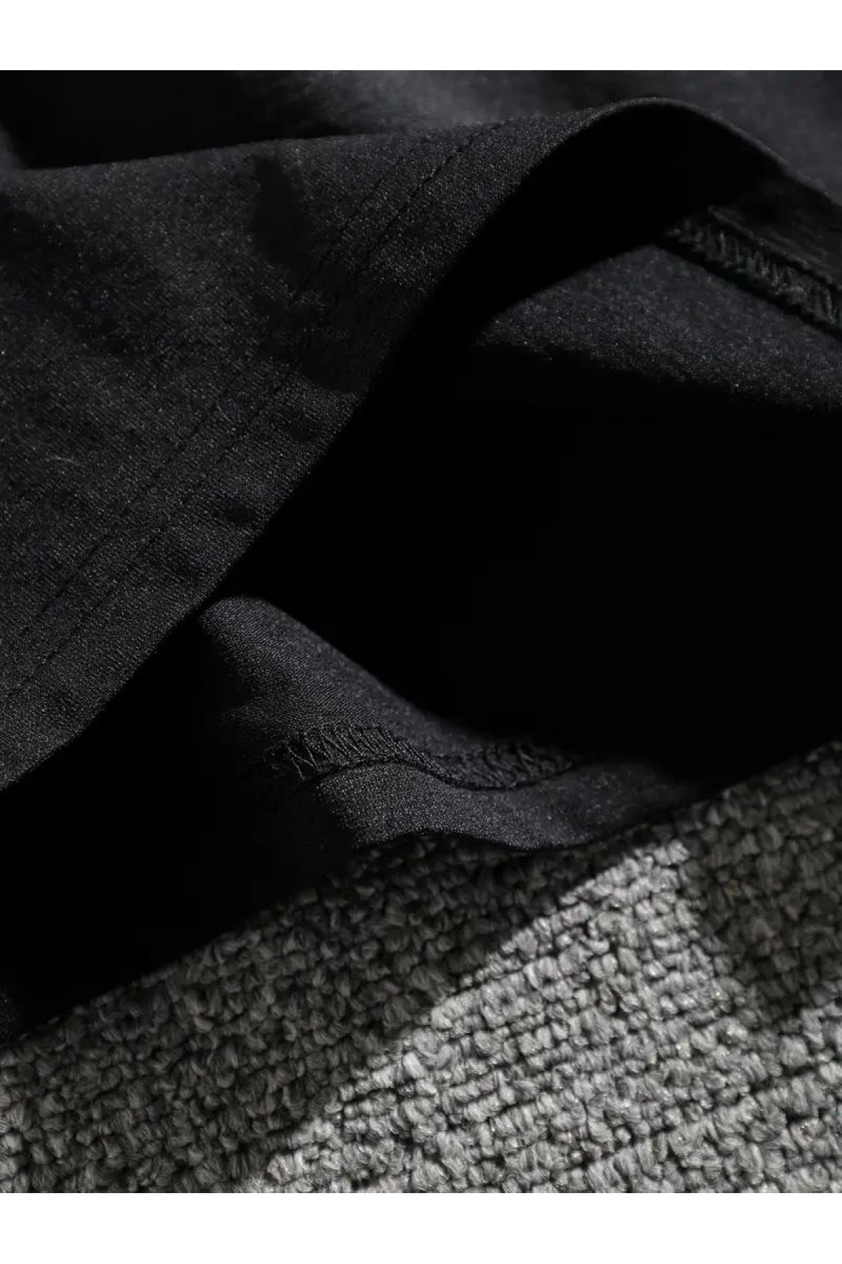 Erkek Tişört Dağ Grafikli Kısa kollu Yazlık T-shirt - Siyah