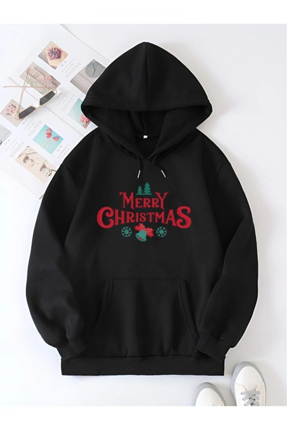 Yılbaşı Merry Chrıstmas Sweatshirt & Hoodie - Siyah