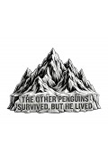 Kadın T-Shirt Nihilist Penguen Baskılı Bisiklet Yaka Kısa kol yazlık Tişört - Beyaz