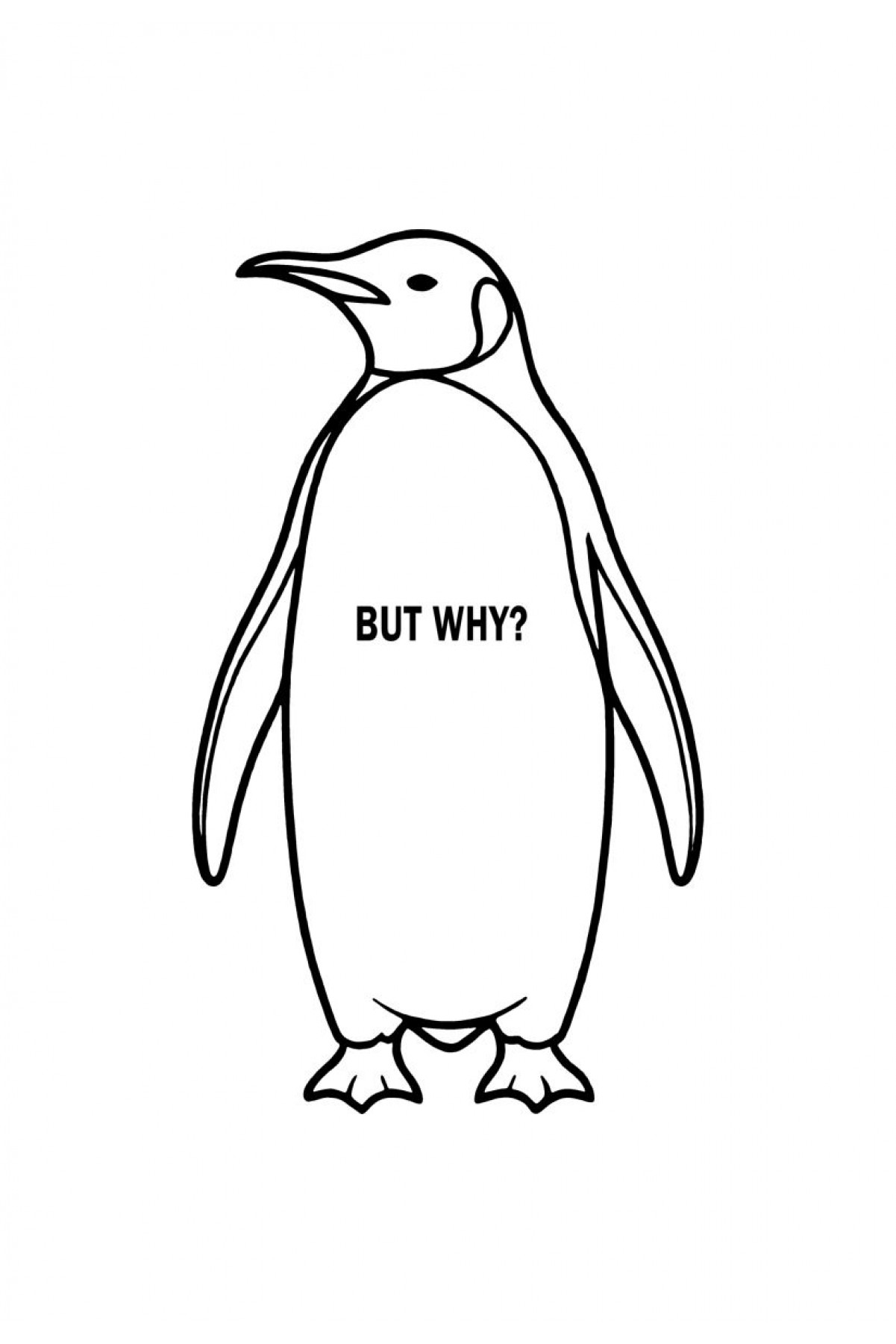 Erkek T-Shirt Nihilist Penguen Baskılı Bisiklet Yaka Kısa kol yazlık Tişört - Beyaz