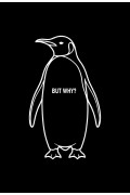 Kadın T-Shirt Nihilist Penguen Baskılı Bisiklet Yaka Kısa kol yazlık Tişört - Siyah