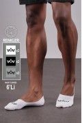 6'Lı Unisex Logo Detaylı Bambu Çorap Tek Ebat