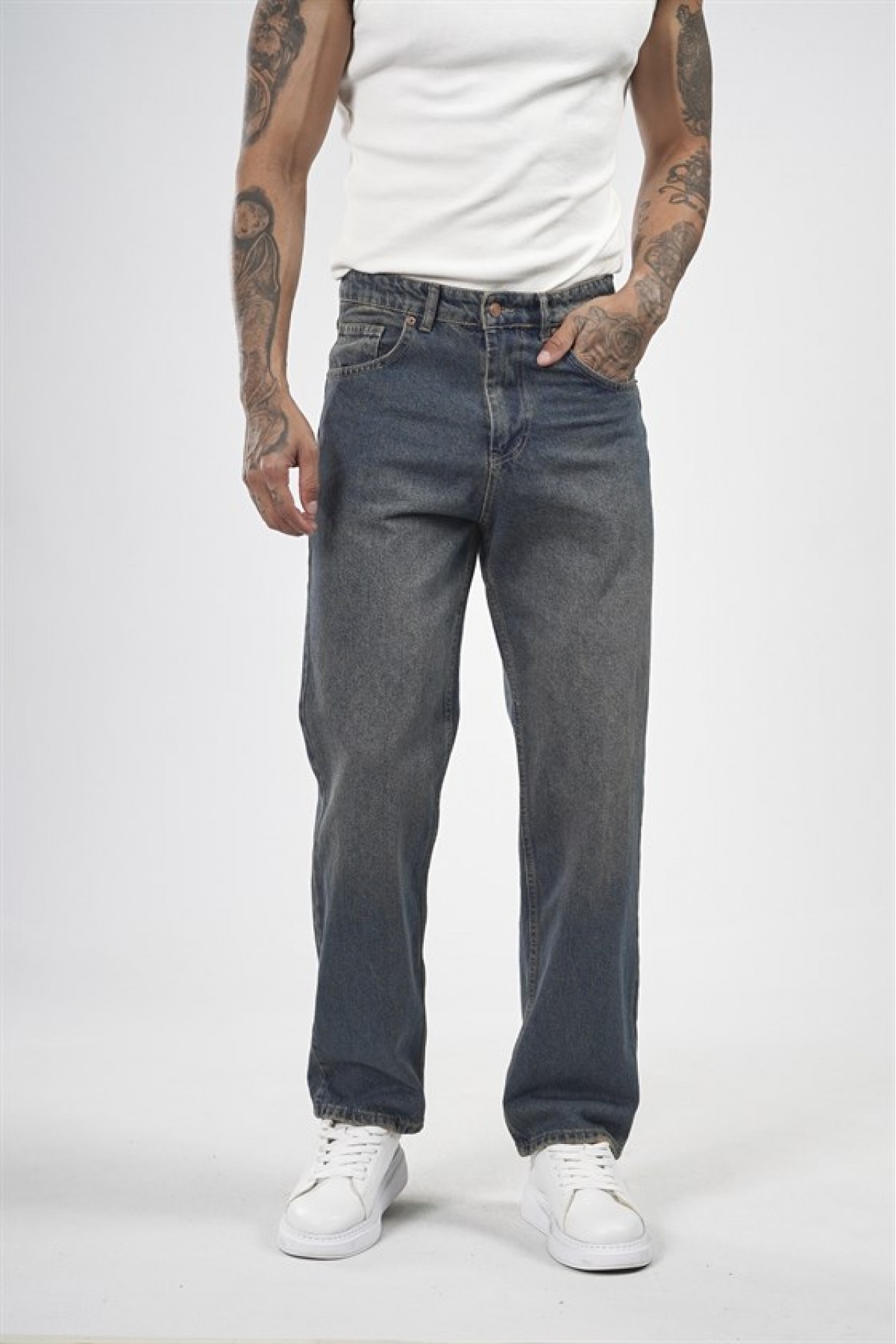 Baggy Fit Kalıp Erkek Jean 30