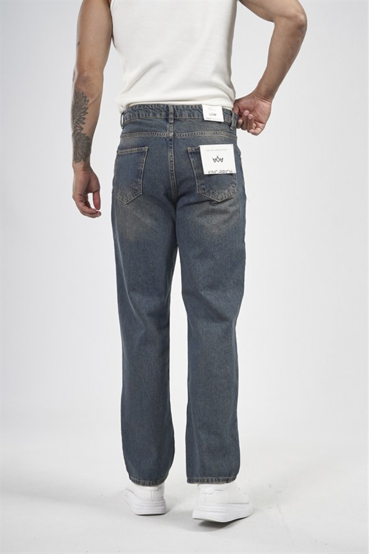 Baggy Fit Kalıp Erkek Jean 30