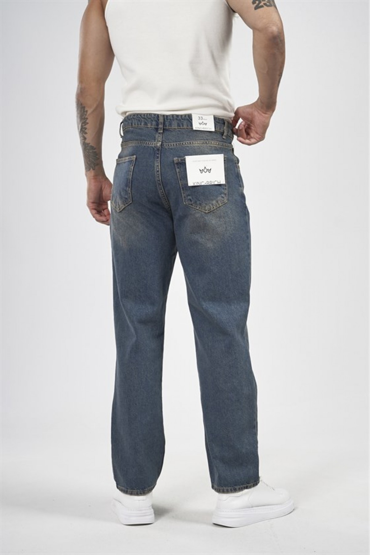 Baggy Fit Kalıp Erkek Jean 30