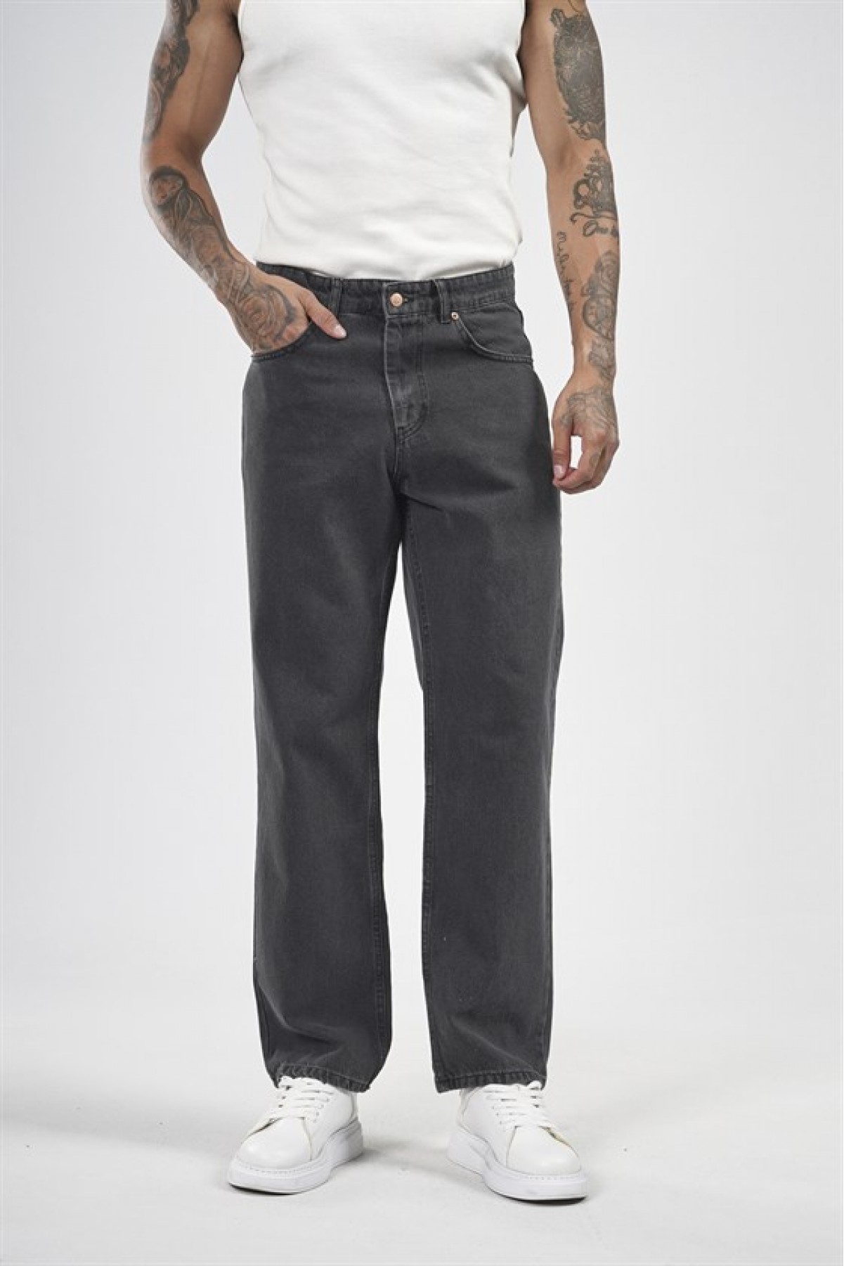 Baggy Fit Kalıp Erkek Jean 30