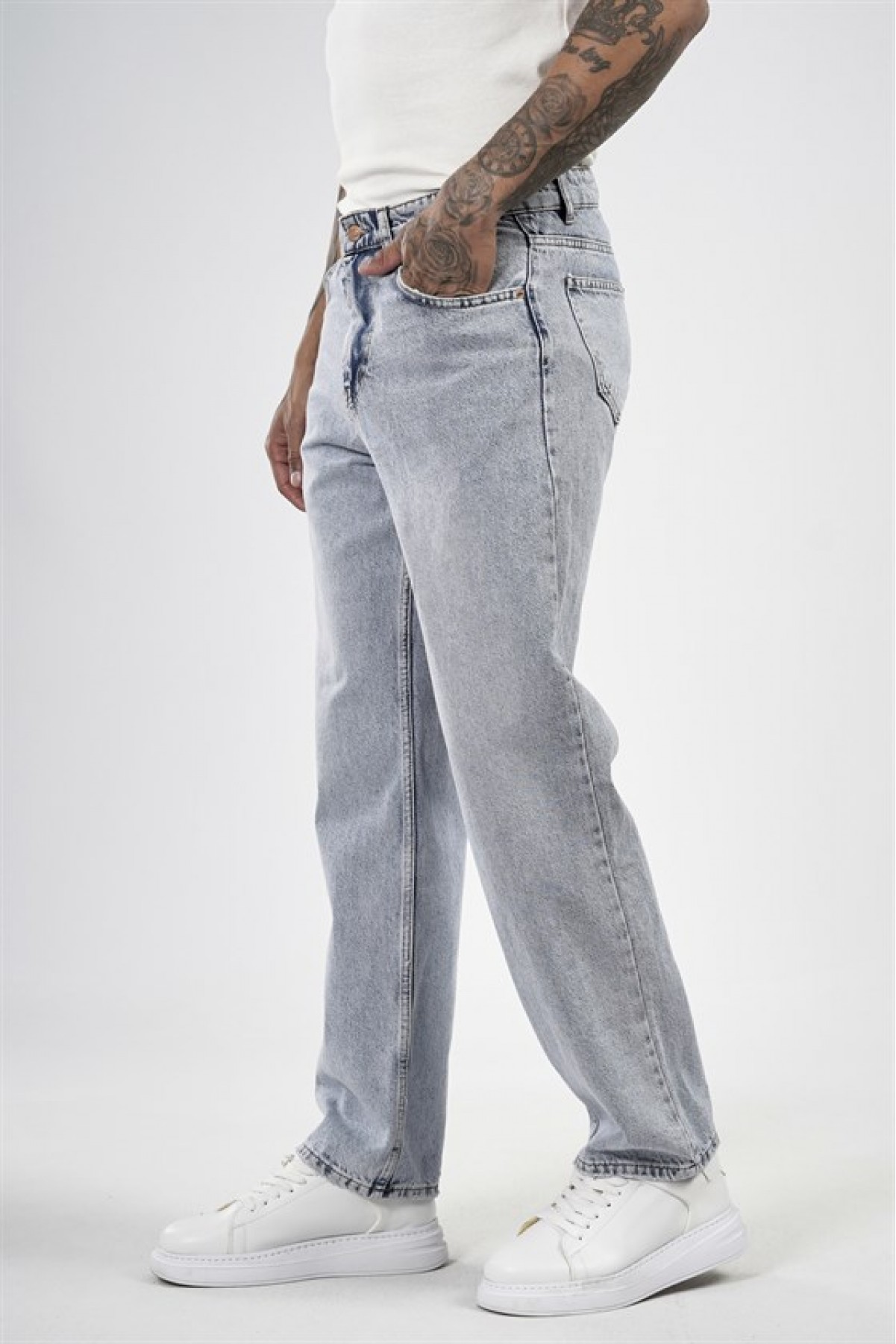 Baggy Fit Kalıp Erkek Jean 30