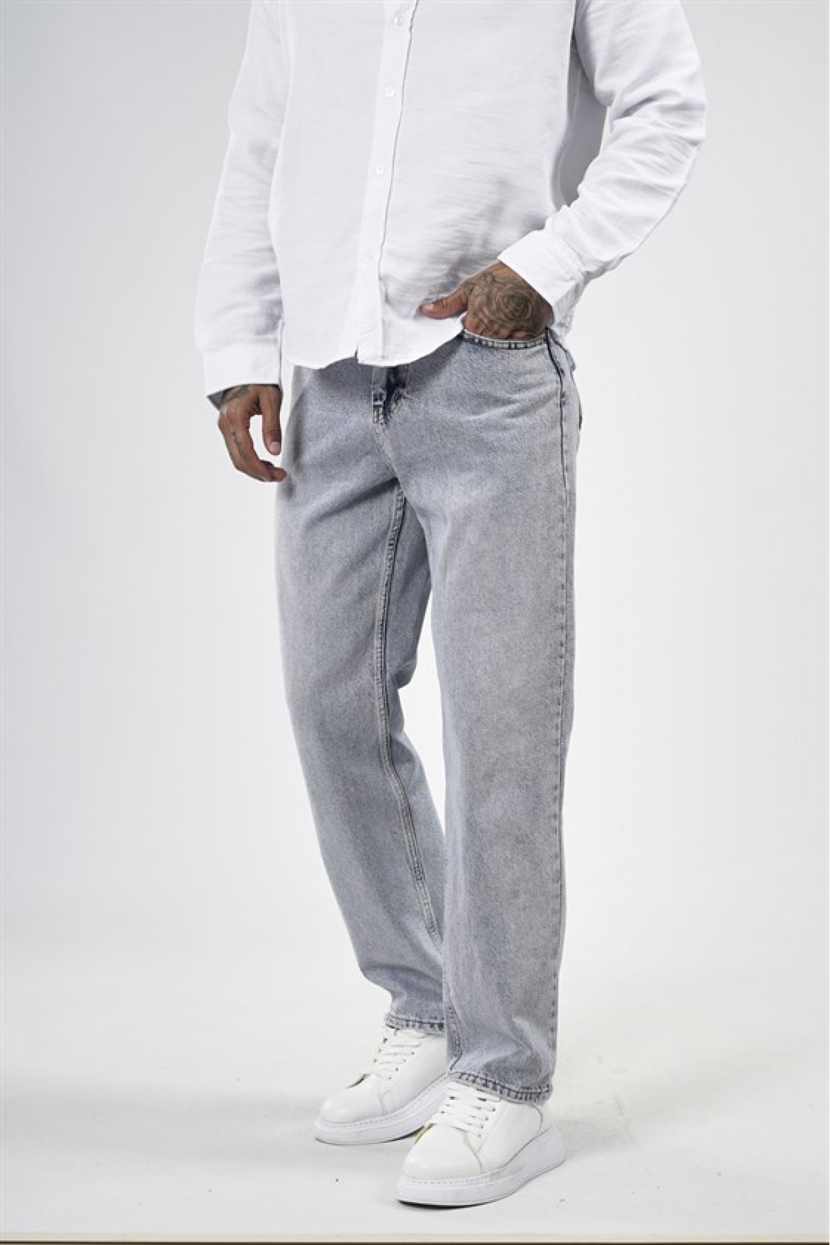 Baggy Fit Kalıp Erkek Jean 30