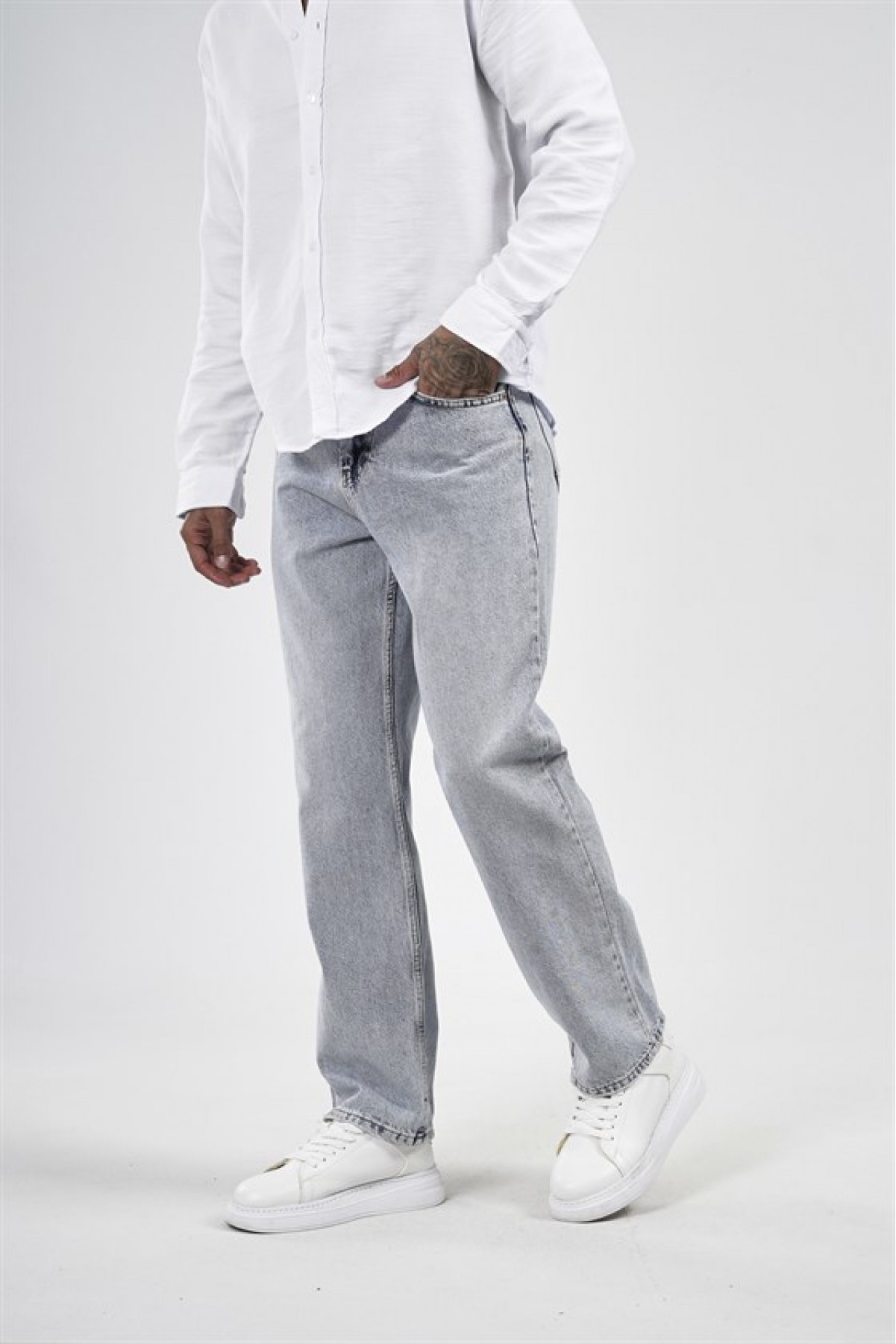 Baggy Fit Kalıp Erkek Jean 30